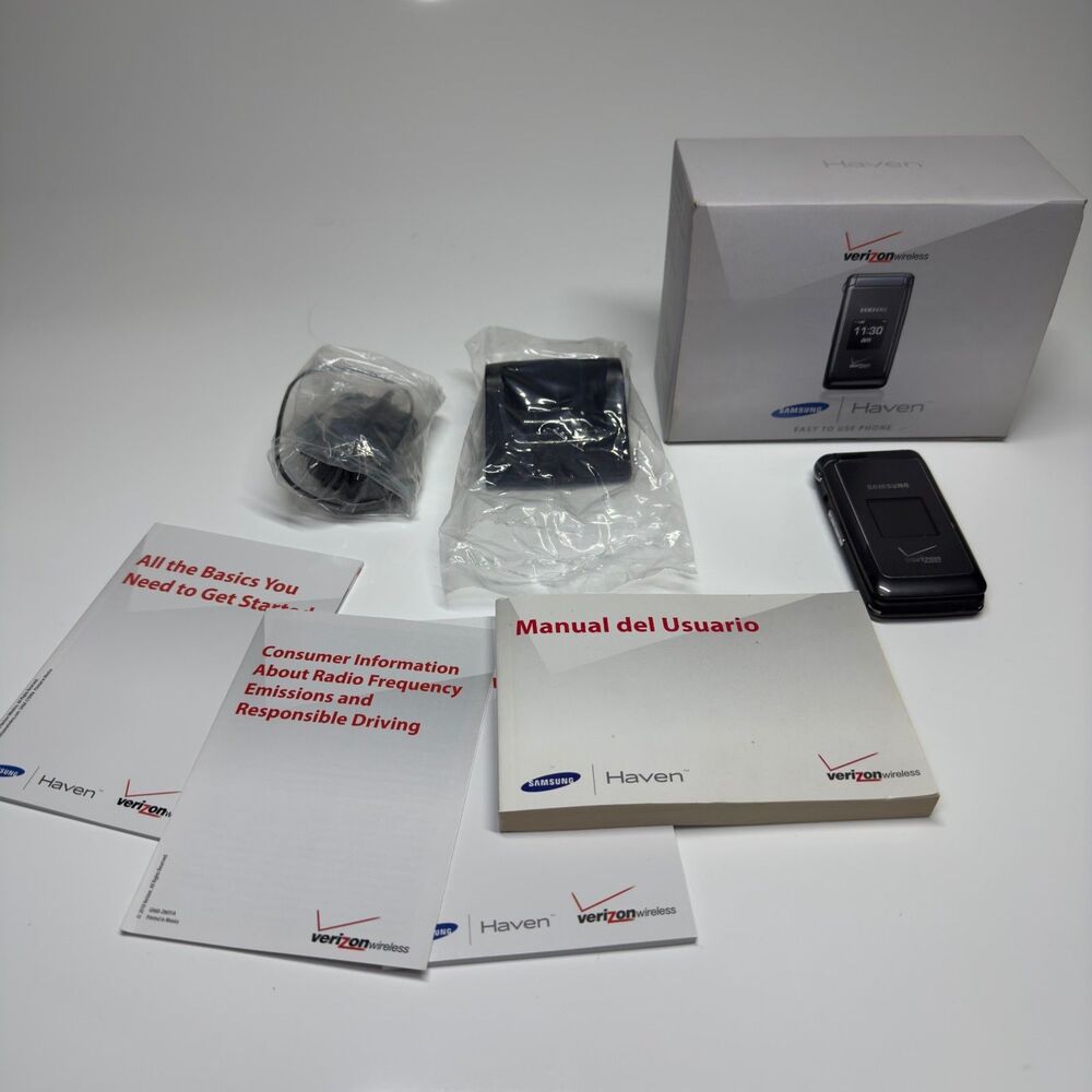 Samsung Haven Model SCHU320 Flip Phone Dark Gray